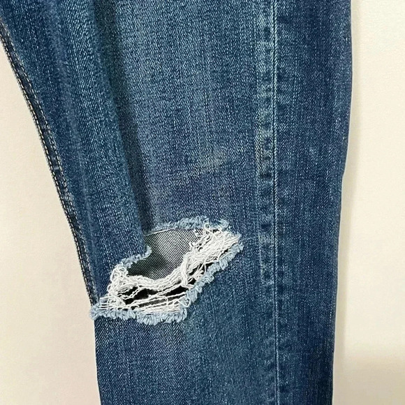 Rag & Bone High Rise Distressed Skinny Jeans - Picture 10 of 17